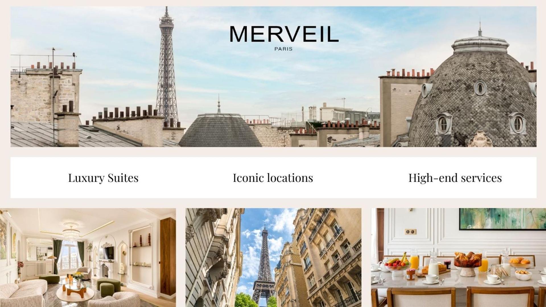 Merveil Signature - Viala III - Eiffel Tower Rooftop *